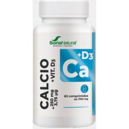 SORIA NATURAL® CALCIO + VITAMINA D3 60 COMPRIMIDOS