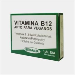 INTEGRALIA VITAMINA B12 (METILCOBALAMINA) APTO VEGANOS 30 CAP