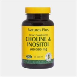 NATURES PLUS CHOLINE & INOSITOL 500/500mg 60 COMPRIMIDOS