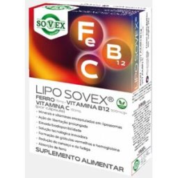 SOVEX® LIPO SOVEX FERRO 15mg + VIT B12 500mcg + VIT C 150