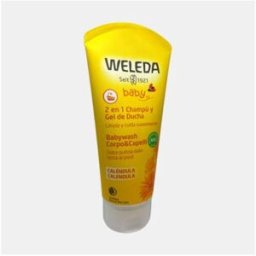 WELEDA CHAMPO & GEL DE BANHO DE CALENDULA PARA BEBE 200ML