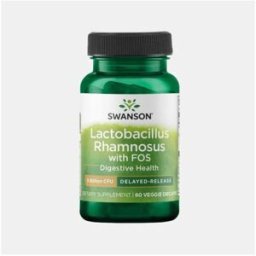 SWANSON LACTOBACILLUS RHAMNOSUS COM FOS (5 BILIOES) 60 CAP