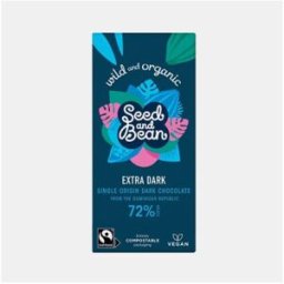 SEED AND BEANS CHOCOLATE EXTRA PRETO S&B BIO 85g