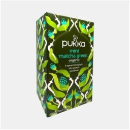 PUKKA CHA VERDE, MATCHA & HORTELA BIO 20 SAQUETAS
