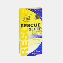 BACH RESCUE NIGHT LIQUID MELTS 28 CAPSULAS
