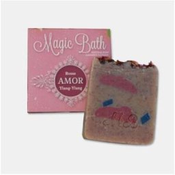 MAGIC BATH SABONETE AMOR - ROSAS E YLANG-YLANG 100g