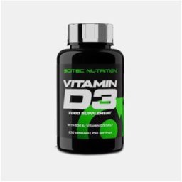 SCITEC NUTRITION VITAMIN D3 500IU 250 CAPSULAS