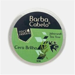 REAL NATURA COSMETICS CERA BRILHO BARBA E CABELO PRO HOMEM 100ml