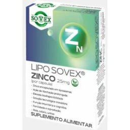 SOVEX® LIPO SOVEX ZINCO 25mg LIPOSOMAL 30 CAPSULAS