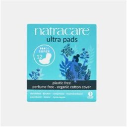 NATRACARE PENSOS HIGIENICOS FINOS ALGODAO BIO C/ ABAS SUPER