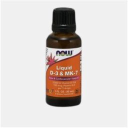 NOW LIQUID D3 & MK7 2500IU 100mcg 30ml