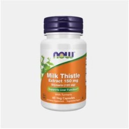 NOW MILK THISTLE EXTRACT (SILYMARIN 120mg) WITH TURMERIC 60 CAP