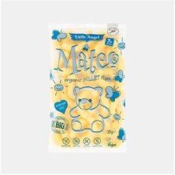 LITTLE ANGEL SNACK DE MILHO E MILLET MATEO BIO 30g