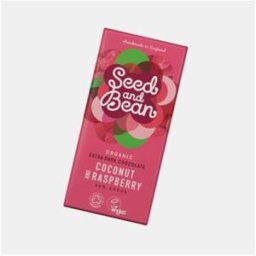 SEED AND BEANS CHOCOLATE COCO e FRAMBOESA S&B BIO 85g