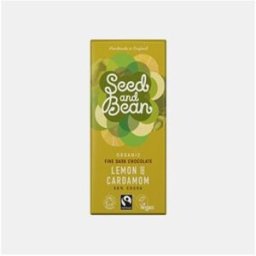 SEED AND BEANS CHOCOLATE LIMAO e CARDAMOMO S&B BIO 85g