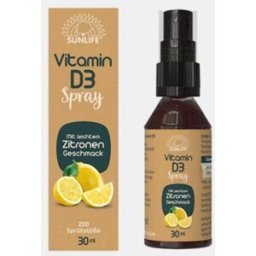 SUNLIFE VITAMIN D3 SPRAY LEMON 30ml
