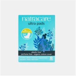 NATRACARE PENSOS HIGIENICOS FINOS ALGODAO BIO C/ ABAS 14UN