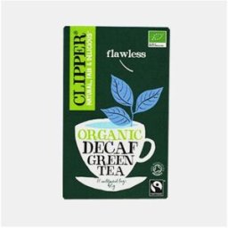 CHA VERDE DESCAFEINADO BIO CLIPPER 20 SAQUETAS