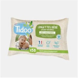 TIDOO TOALHITAS COM CALENDULA E ALOE SEM PERFUME 58Un