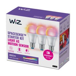 CONJUNTO 3x Lâmpada LED RGBW com regulação A60 E27/8,8W/230V 2200-6500K Wi-Fi - WiZ