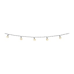 Grundig - Fio solar LED dimável 50 LEDs/8 funções 9,35m IP44 branco quente+DO
