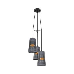 Eglo 43108 - Candelabro num fio HONEYBOURNE 3xE27/60W/230V