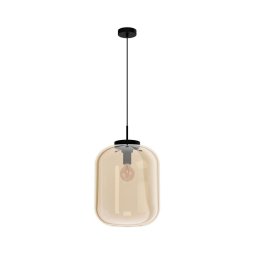 Eglo 39672 - Candelabro suspenso BULCIAGO 1xE27/40W/230V d. 35 cm bege