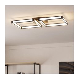 Eglo 99788 - Iluminação de teto LED ALTAFLOR 2xLED/11,2W/230V preta