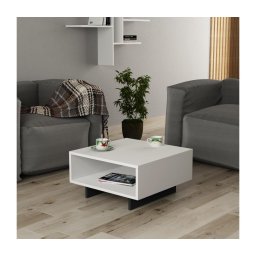 Mesa de centro HOLA 32x60 cm branco/preto