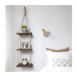 Prateleira suspensa 90x25 cm abeto
