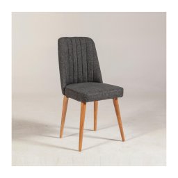 Cadeira VINA 85x46 cm antracite/bege