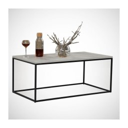 Mesa de centro COSCO 43x95 cm cinzento