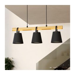 Eglo 43636 - Candelabro suspenso BOYLE 3xE27/10W/230V