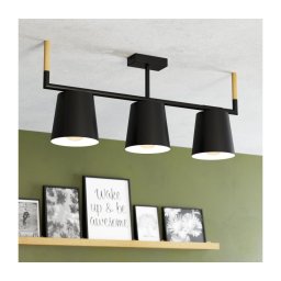 Eglo 43611 - Candelabro suspenso LACEY 3xE27/40W/230V