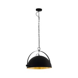 Eglo 78441 - Candeeiro suspenso COVALEDA 1xE27/60W/230V preto
