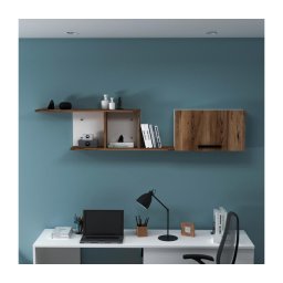 Prateleira de parede NEWRA 35x150 cm castanho