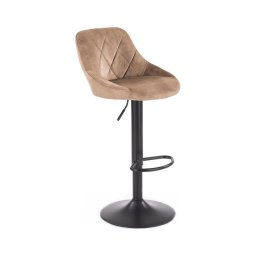 Cadeira de bar 106x47 cm preta/marrom