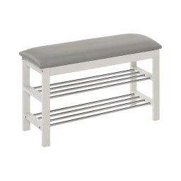 Sapateira 48x81 cm branco/cinzento