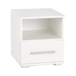 Mesa de cabeceira LIMA 44x40 cm branco