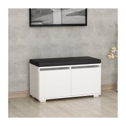 Sapateira DRAGO 42x80 cm branco/preto