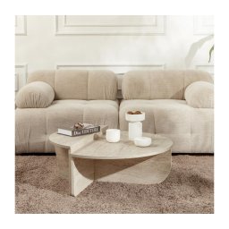 Conjunto 2x Mesa de centro ORION bege