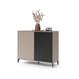 Cómoda RONJA taupe/preto