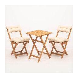 Conjunto de balcón con cojines, modelo Buk