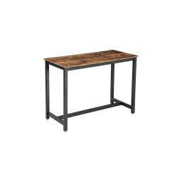 Mesa de bar BARTIS castanha/preta