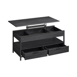Mesa de centro com tampo elevatório NYRO preta