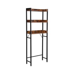 Estante para casa de banho RENARO castanha/preta