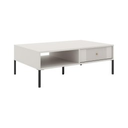 Mesa de centro LUE bege/preta
