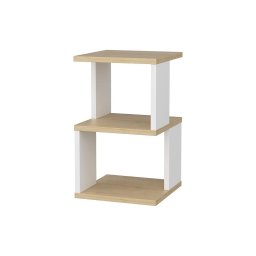 Mesa de cabeceira ZUNA carvalho/branco
