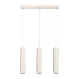 Sollux SL.1594 - Candeeiro suspenso KARBON 3xGU10/10W/230V creme