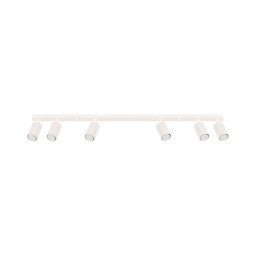 Sollux SL.1604 - Foco KARBON 6xGU10/10W/230V creme